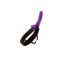  10 inch Purple Passion Hollow Strap On  